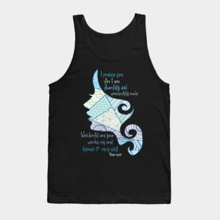 Fearfully and Wonderfully made... Bohemian Art Tank Top